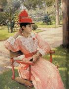 Park in the afternoon William Merritt Chase